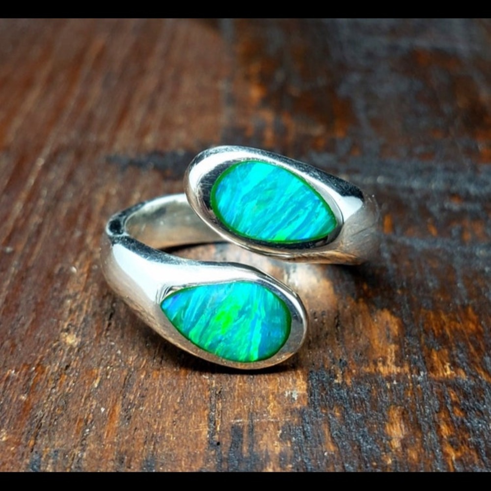 Southwestern Taxco Opal Ring
